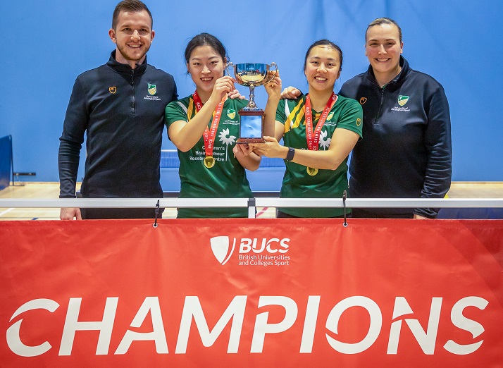 University of Nottingham Women's Table Tennis at BUCS Big Wednesday 2024