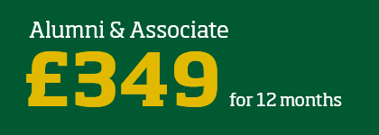 Alumni and Associate membership £349 for 12 months