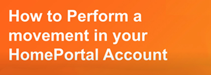 Move up in the Home Portal