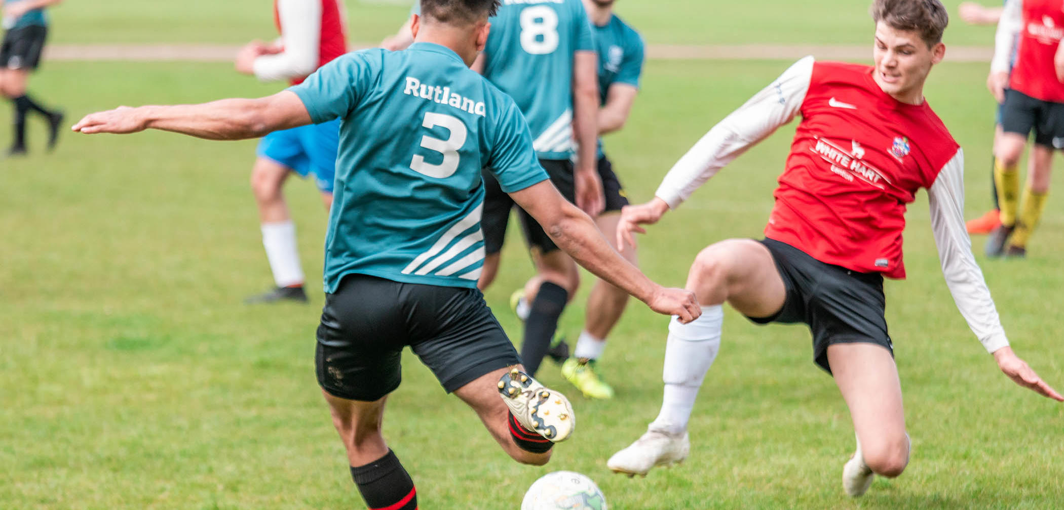 An IMS football match taking place at the University of Nottingham
