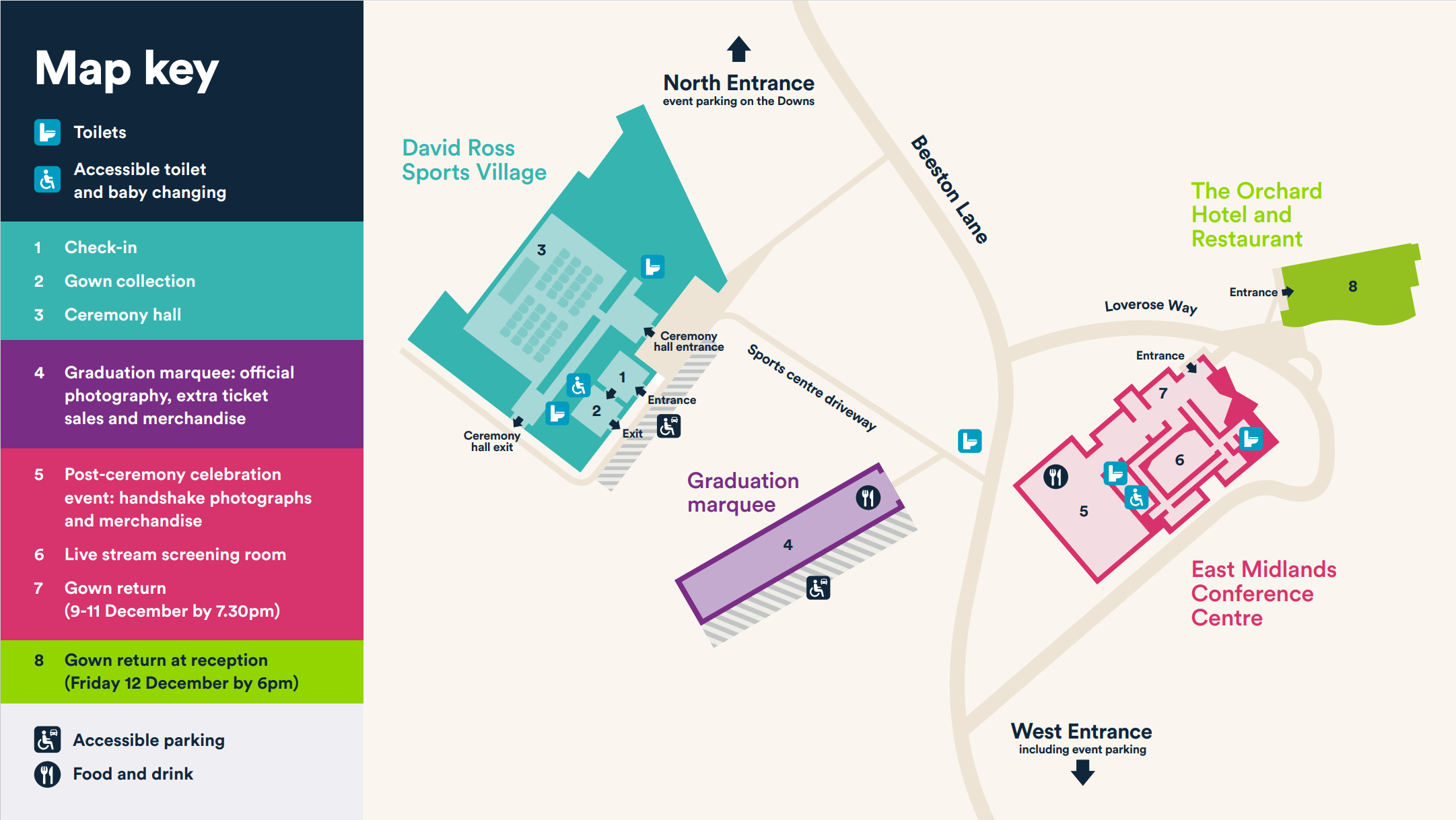 Graduation map winter 2025