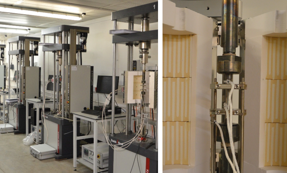 4X Zwick-Roell High Temperature Uniaxial Test Frames