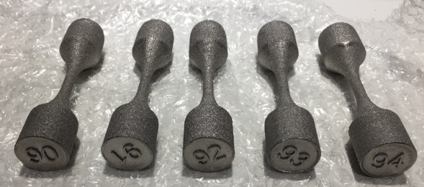 A series of iron weights