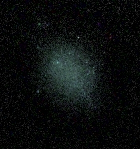 low surface brightness dwarf galaxy
