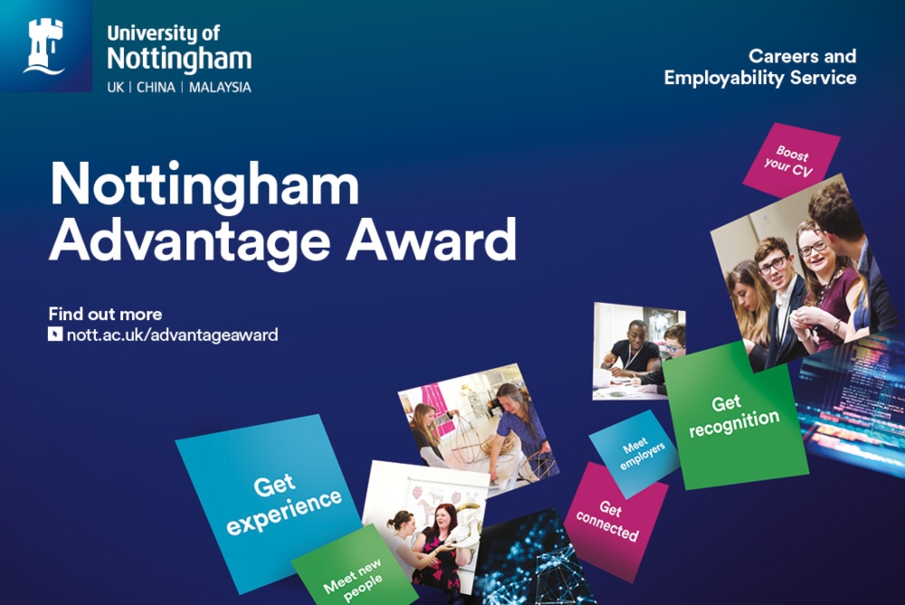 Nottingham Advantage Award: Get experience and get connected