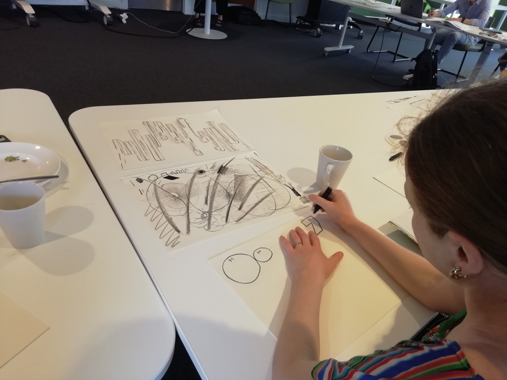 Data sketches from the data sketching workshops