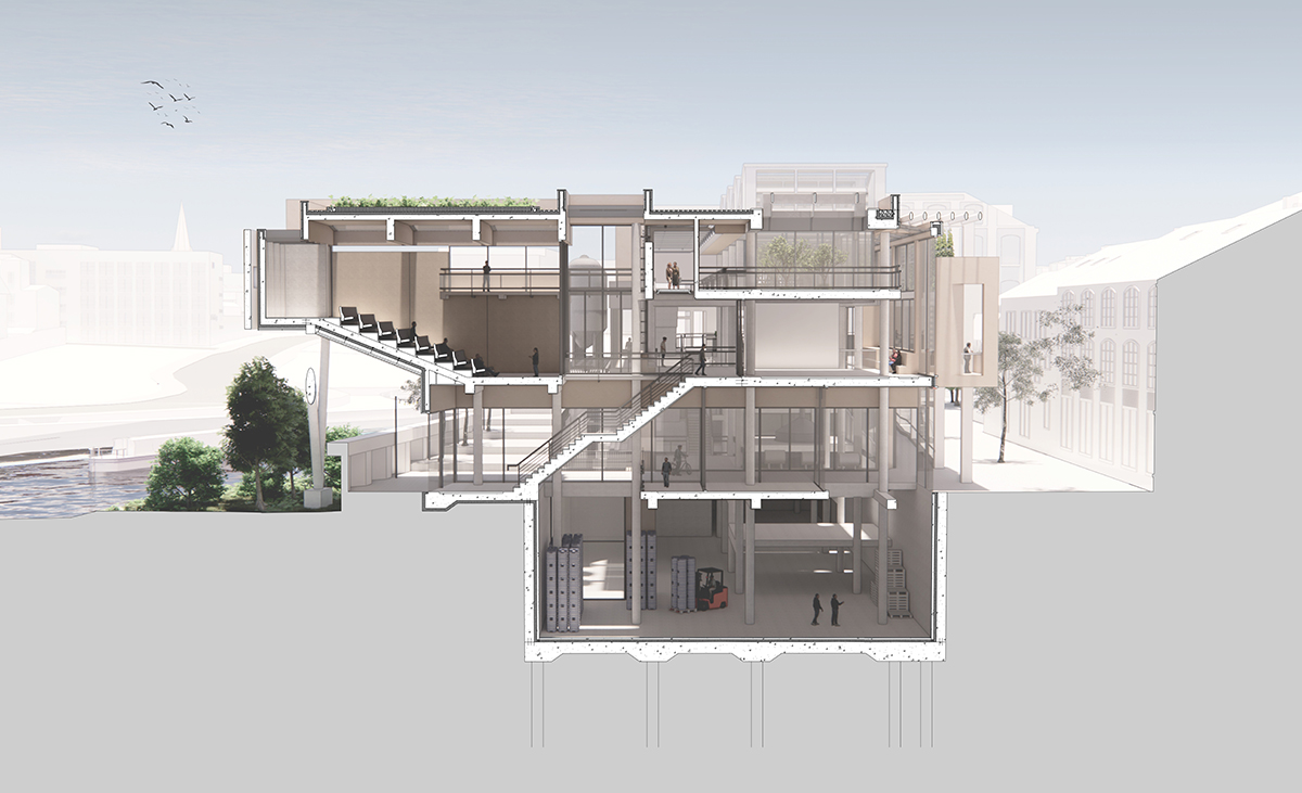 1:50 detail perspective section