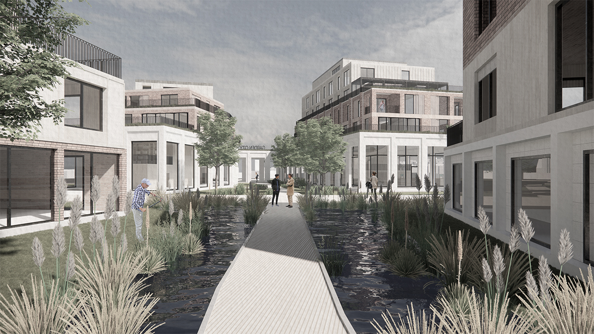 Transition from Wetlands to Urban Area - Entering the City Scale