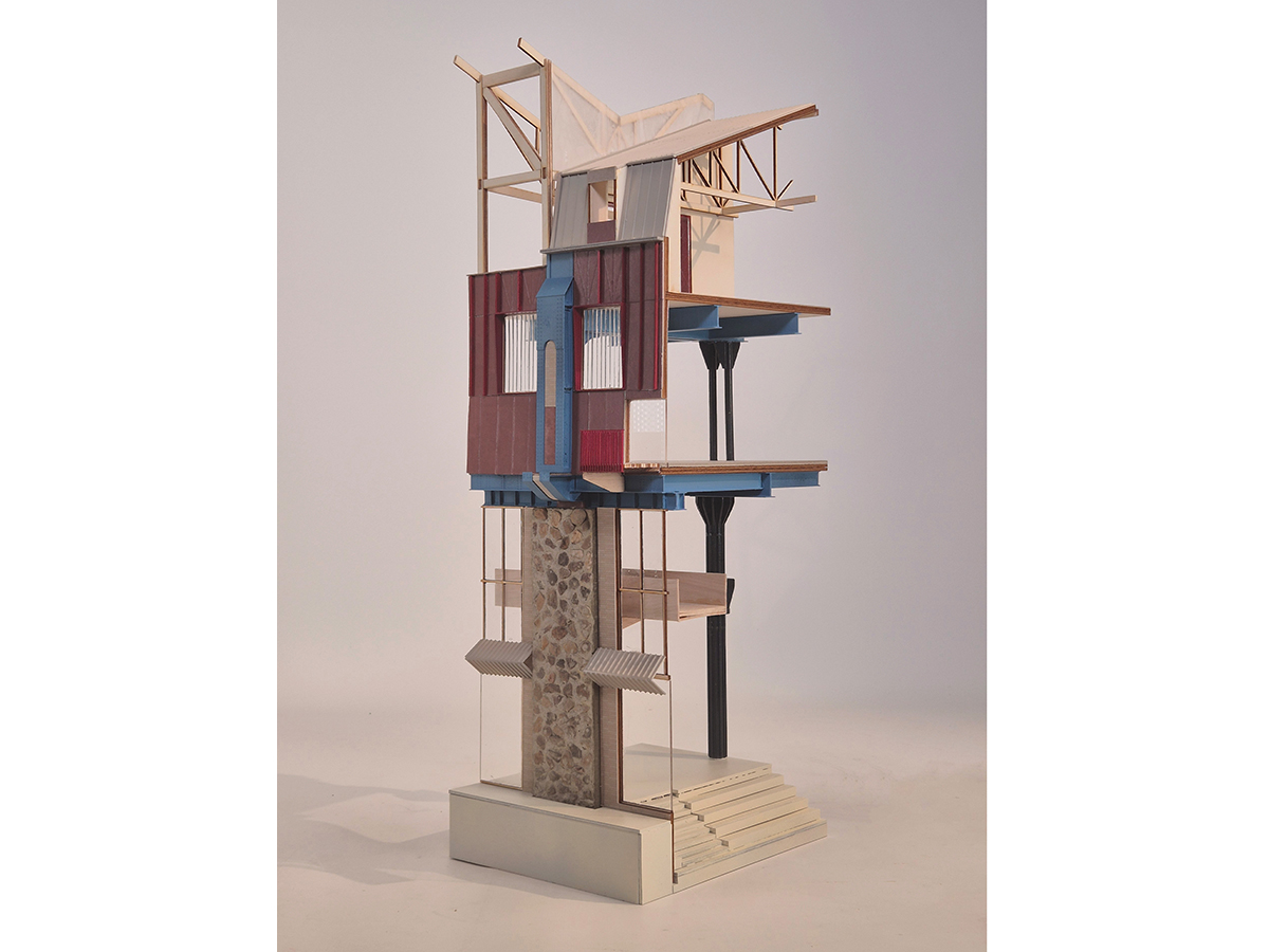 Open Factory Exhibition Hall: 1.40 Tectonic model or repurposed factory structure