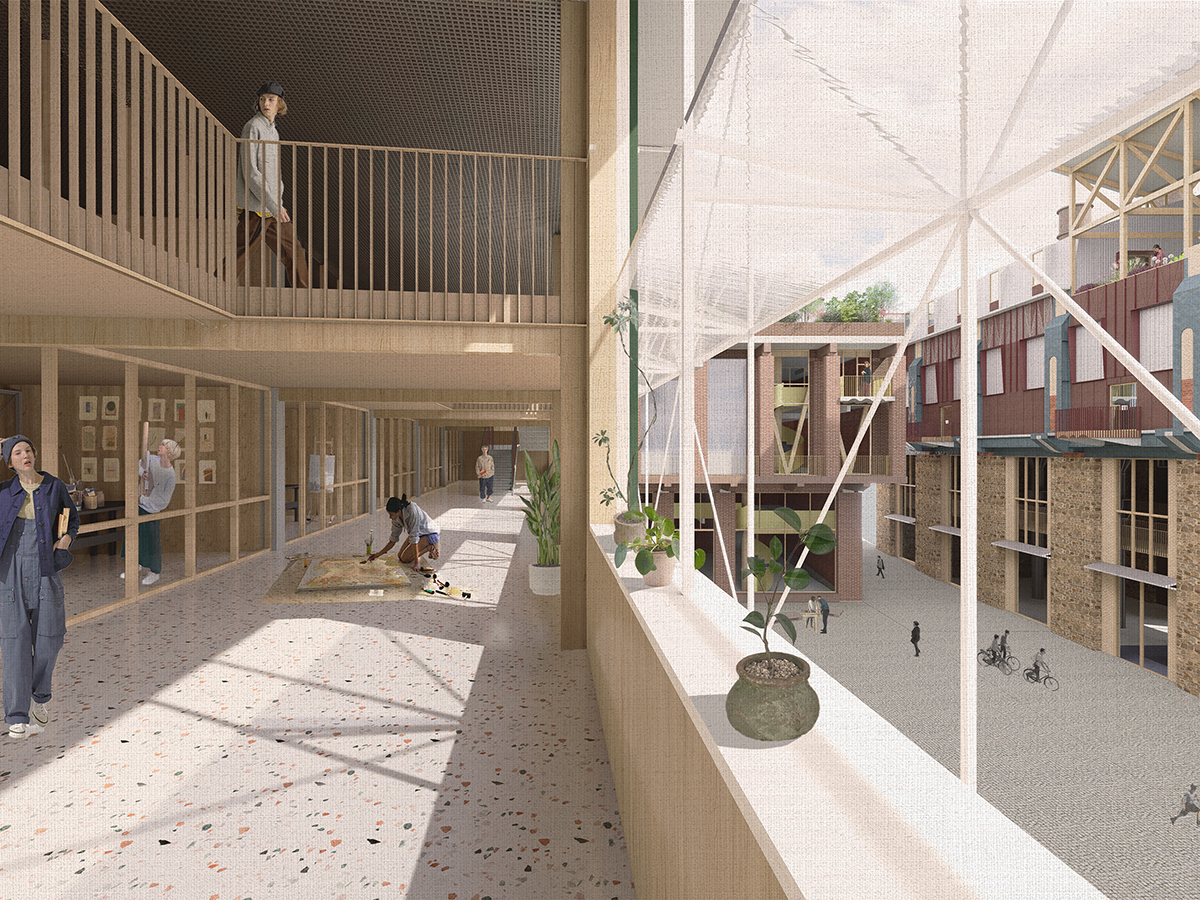 Studio semi-controlled shared route