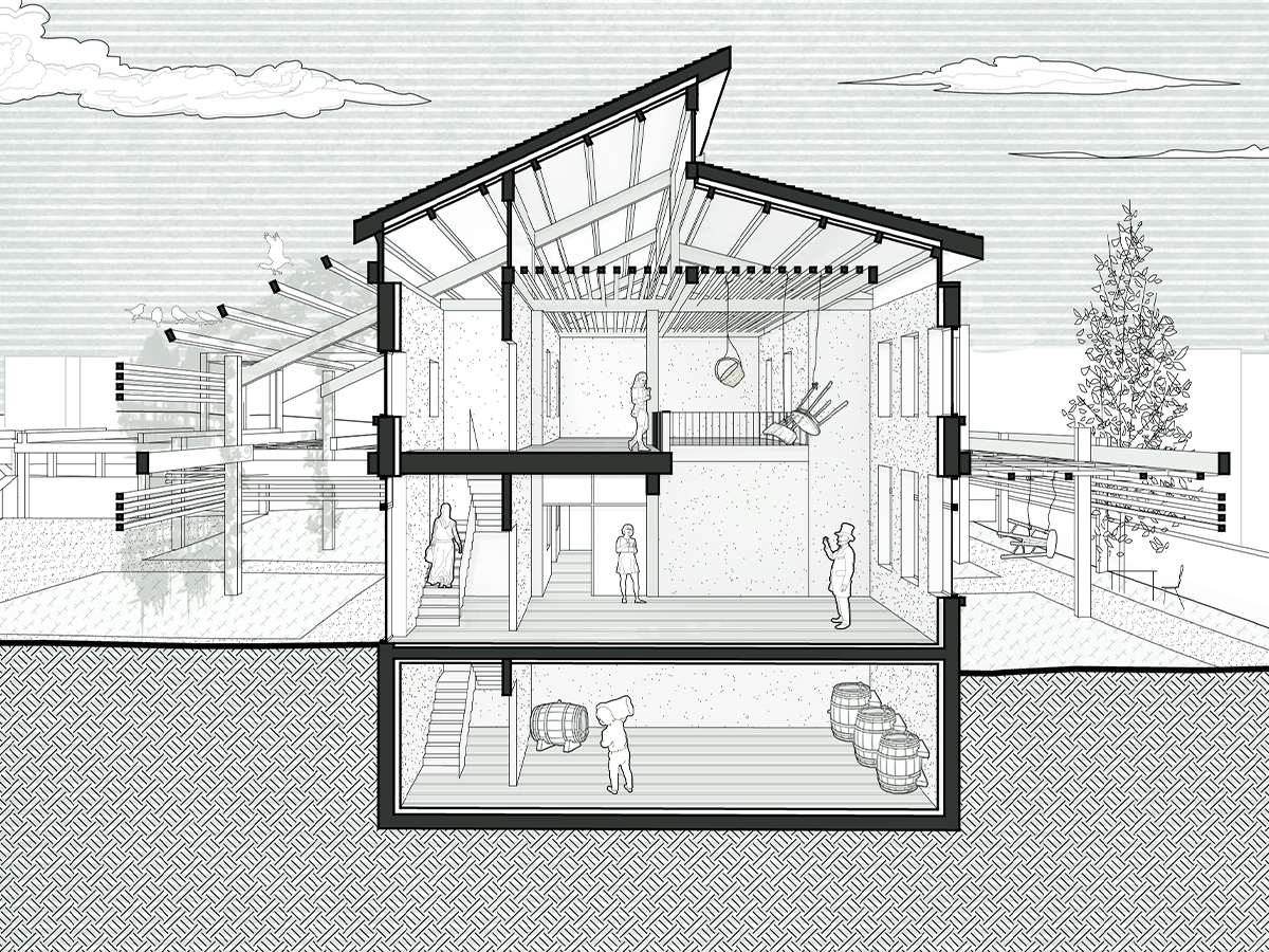 Perspective section for Chimilin