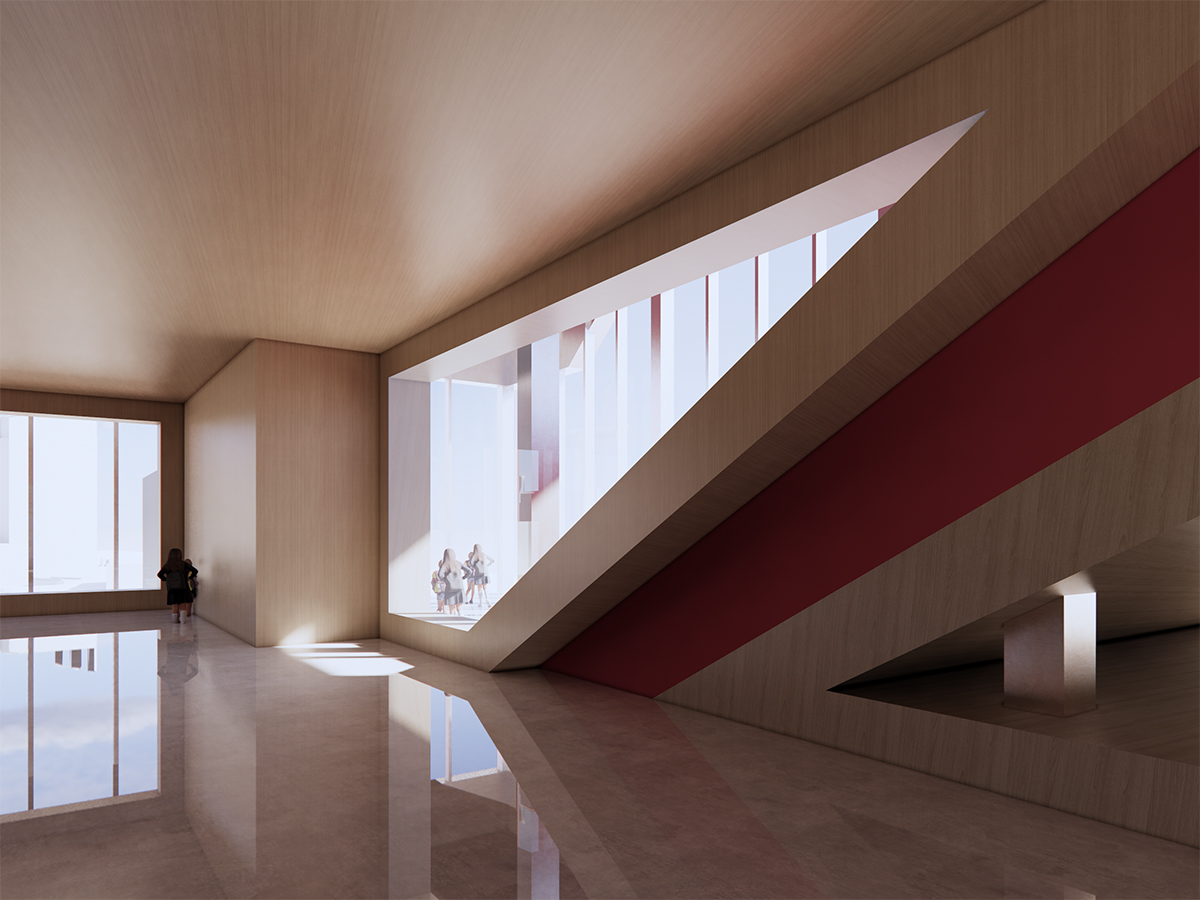 Rendering of indoor space