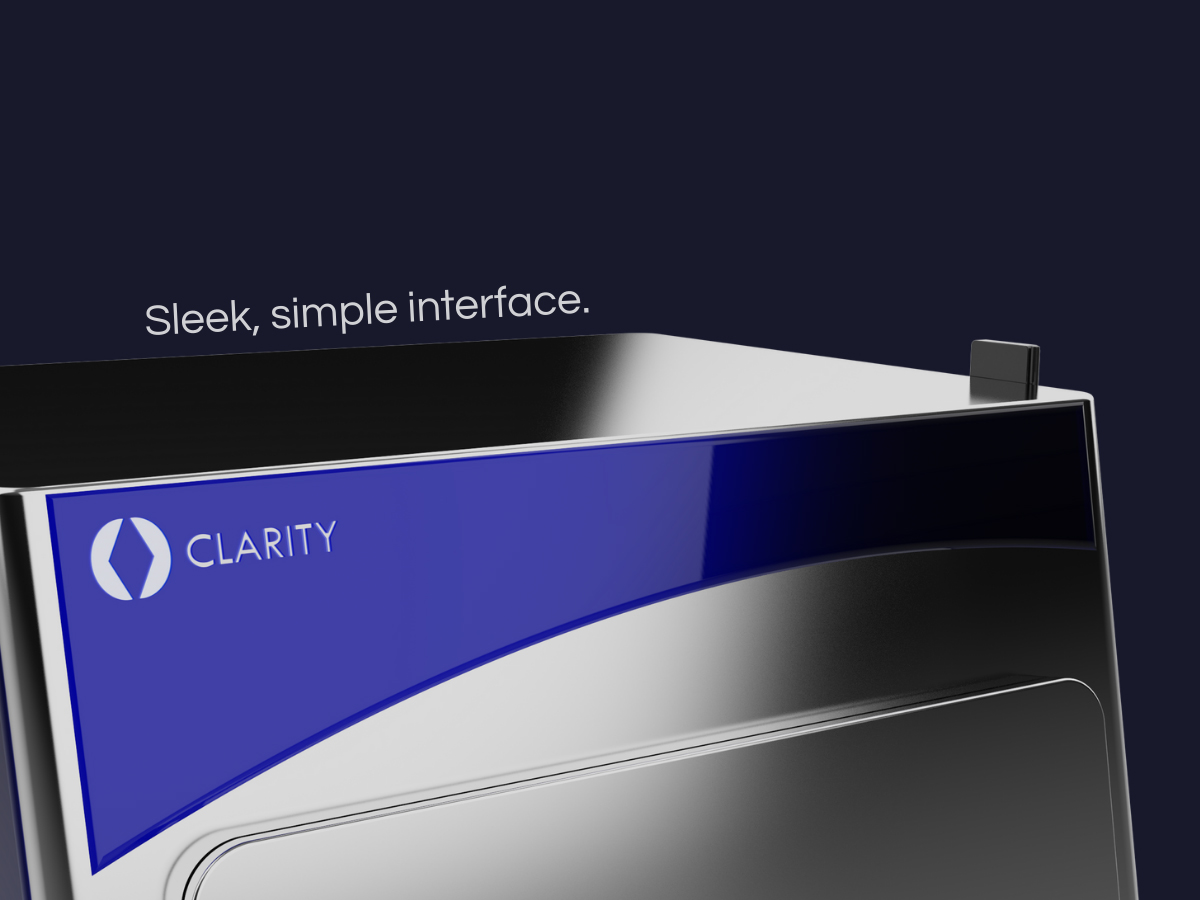 Close up of the dishwasher