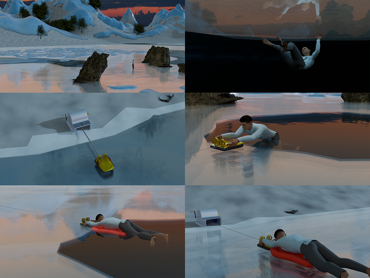 The using process of the system