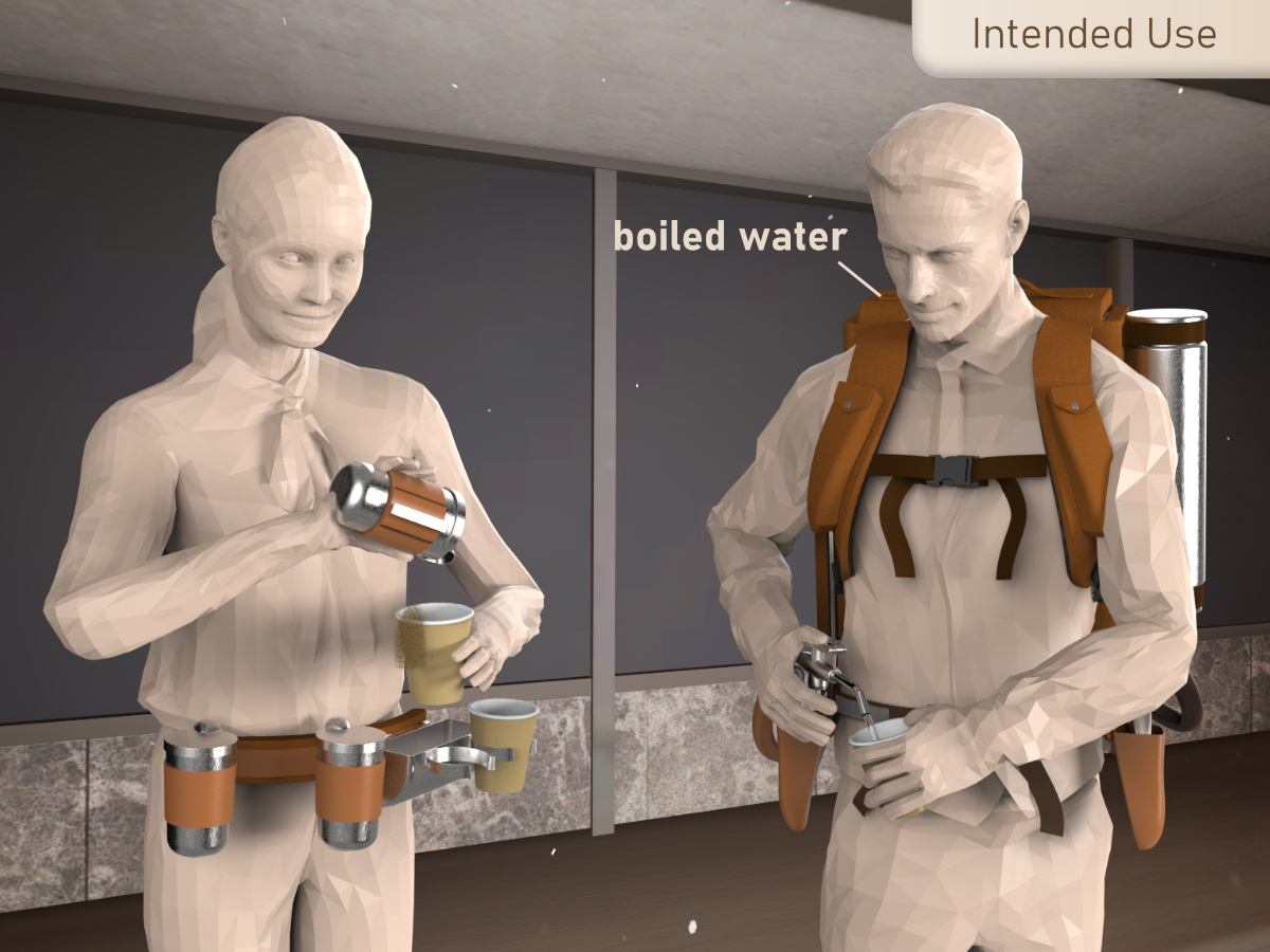 Mobile Drinks Distribution Backpack – Designed for Soup-Runs