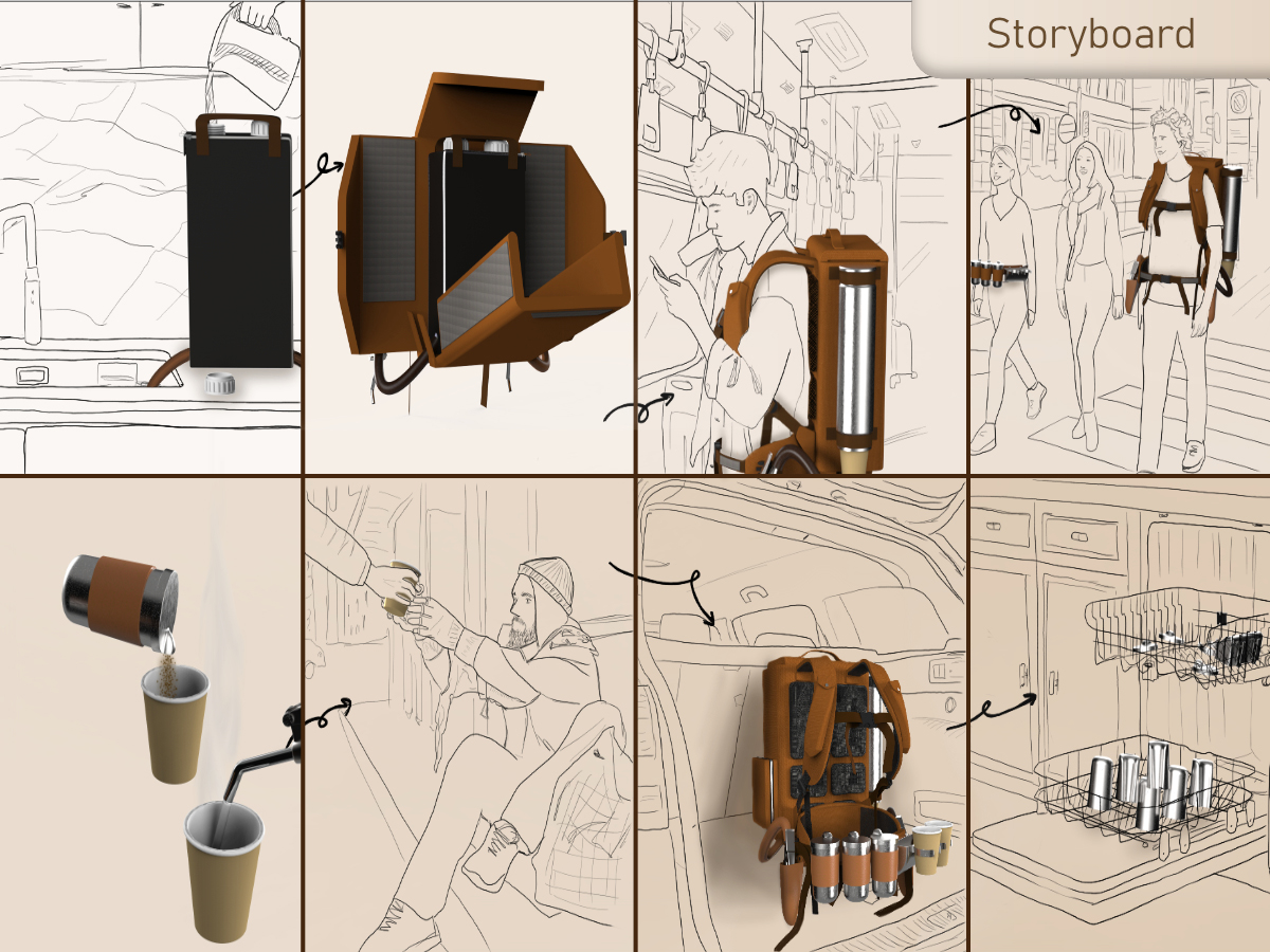 Mobile Drinks Distribution Backpack – Designed for Soup-Runs