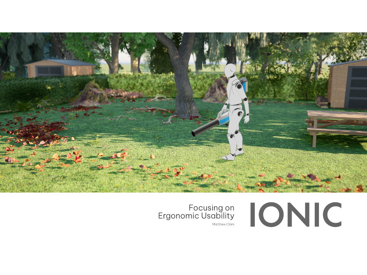 IONIC - Electrical Hand-Held Leaf Blower