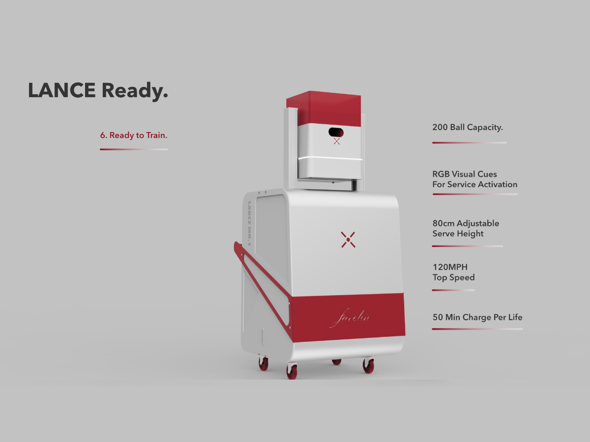 Lance : Solo Tennis Training (Serve and Return)