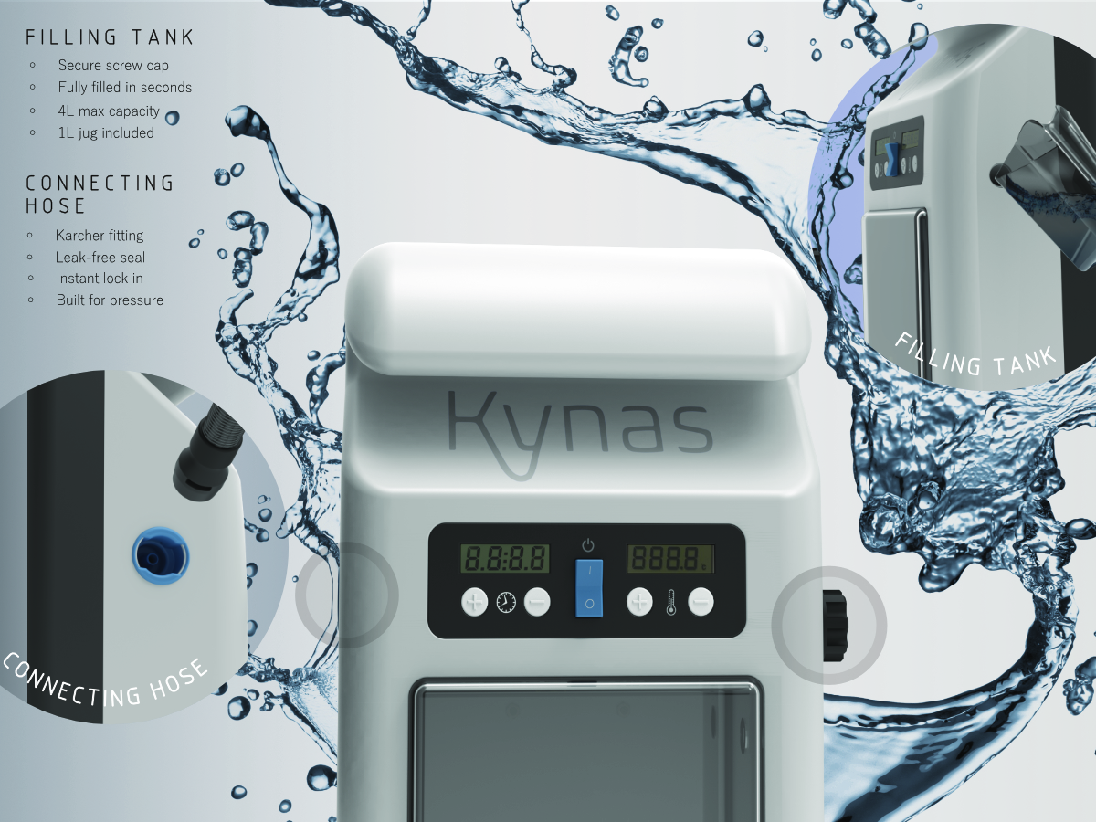 Kynas – Wearable steam cleaning