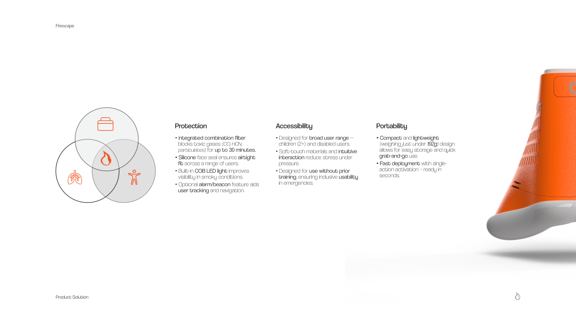 Combining protection, accessibility and portability.