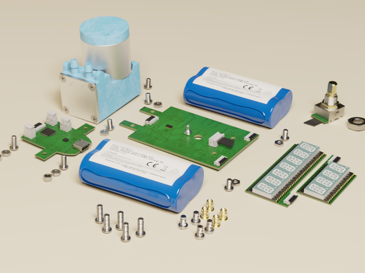 A personal negative pressure wound therapy device for aiding the recovery of C-section scars.