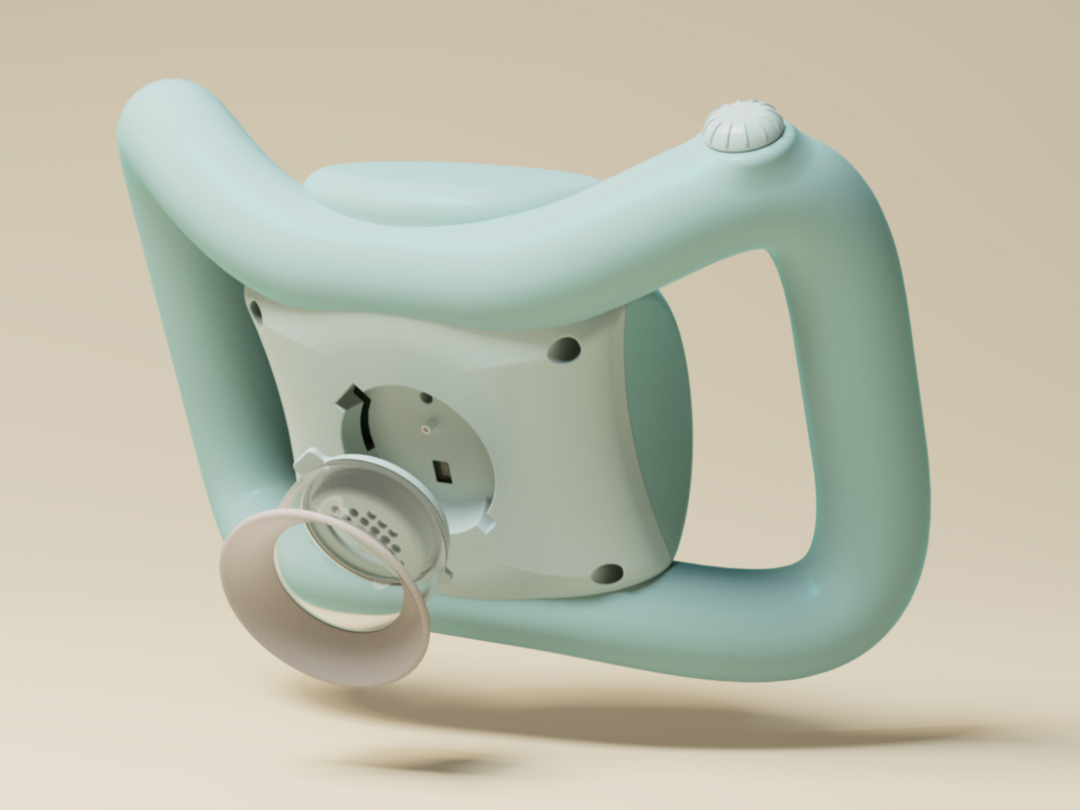 A personal negative pressure wound therapy device for aiding the recovery of C-section scars.
