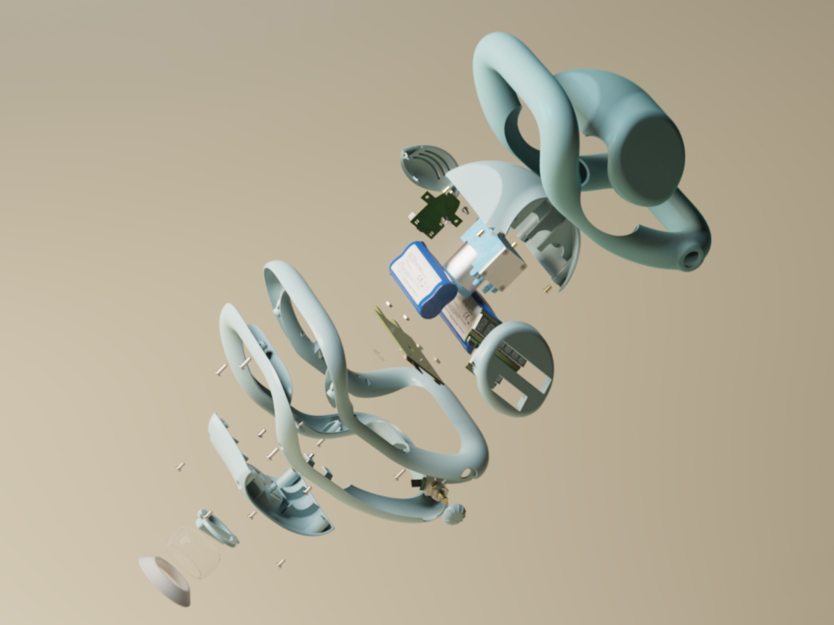 A personal negative pressure wound therapy device for aiding the recovery of C-section scars.