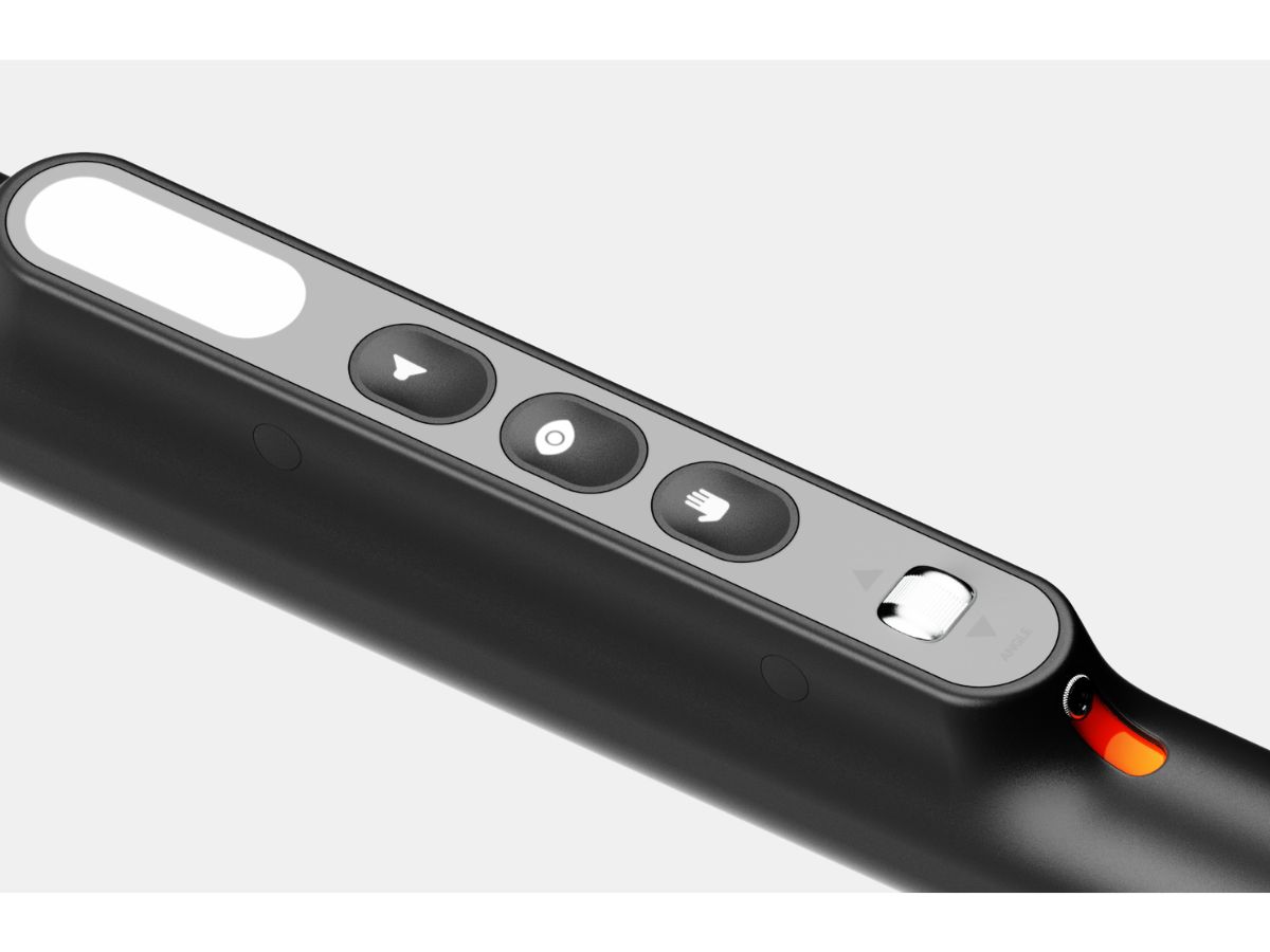 Close up of the companion pole