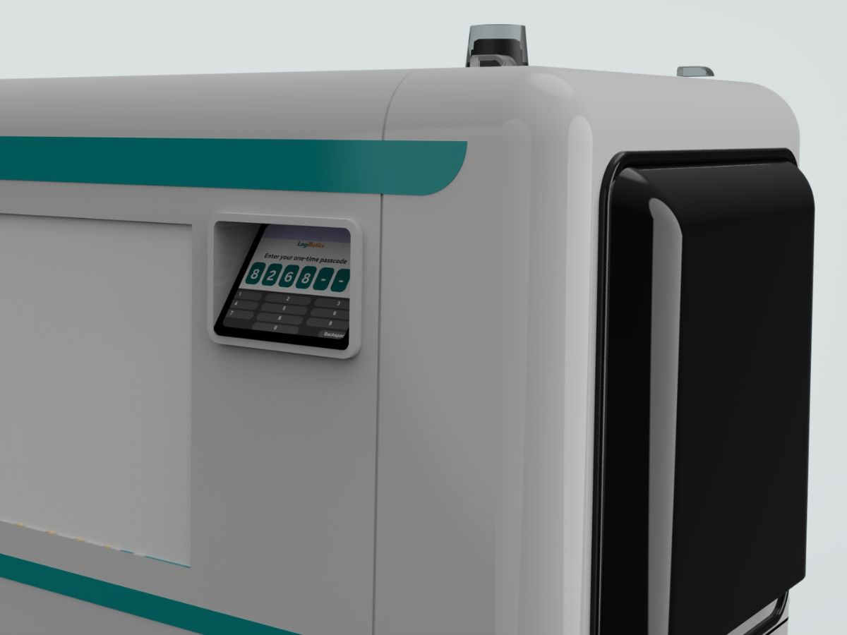 Delivery passcode feature of Neighborhood Parcel Delivery Robot Assistant on platform