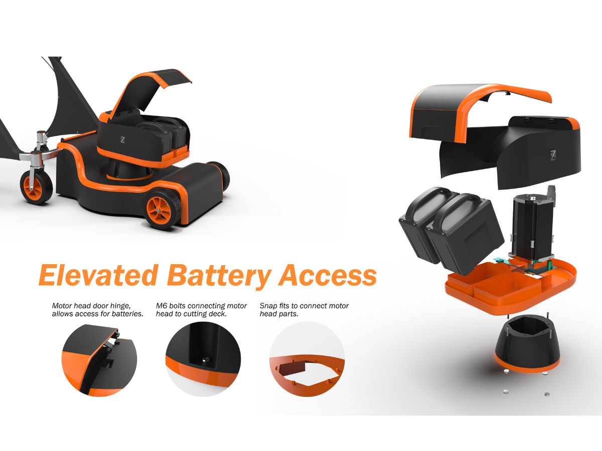 Elevated battery access