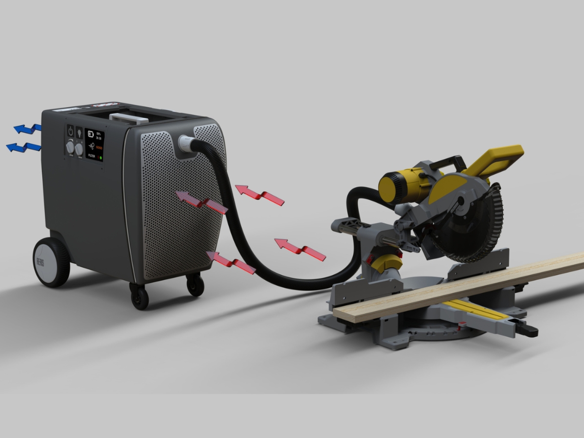 Visual explanation of airflow
