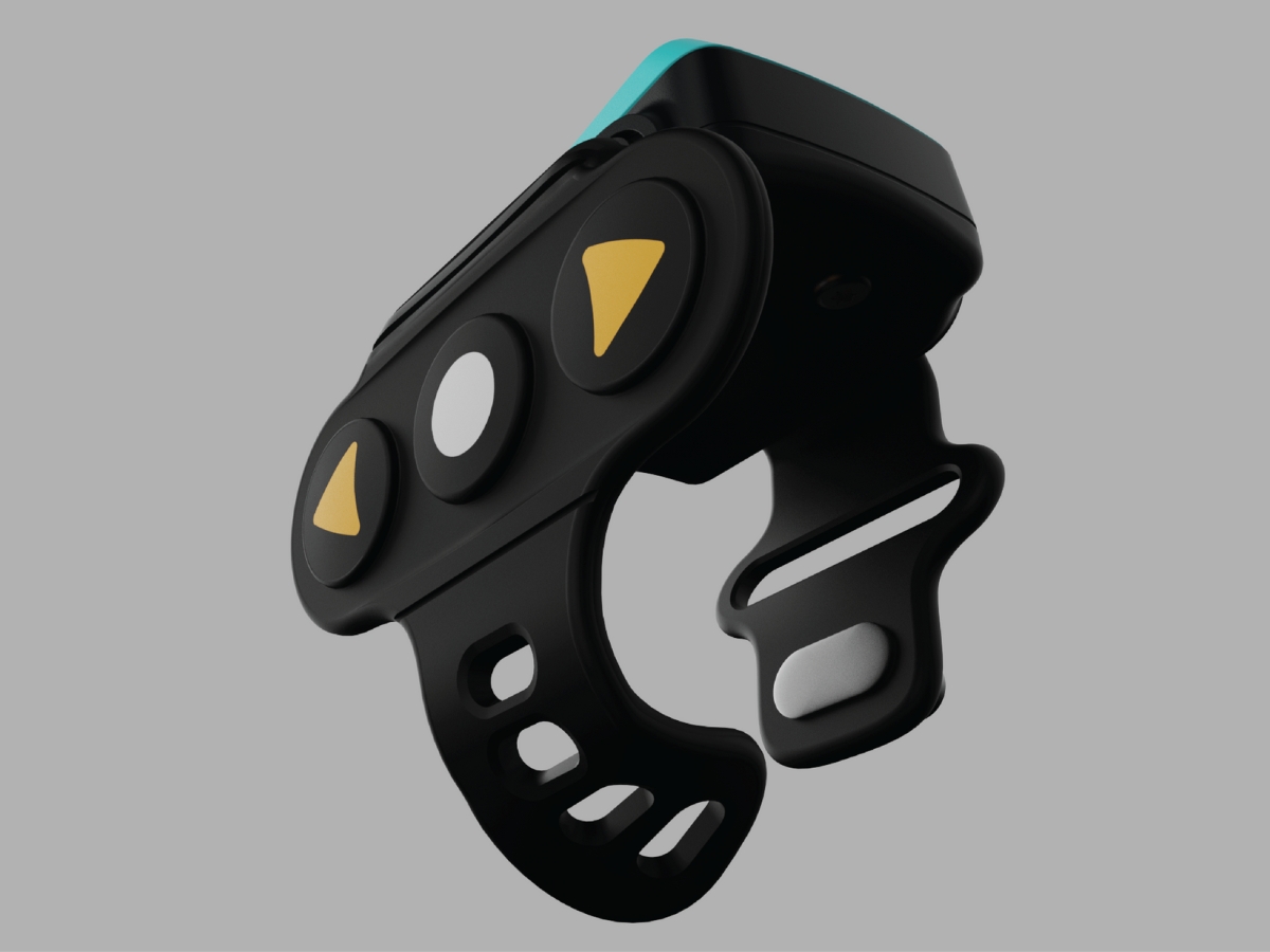 Closer look at the strap