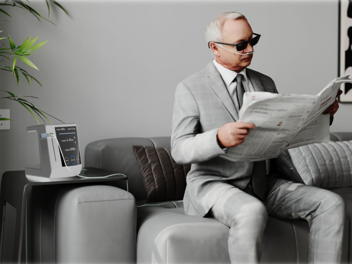 ZENO, a separable oxygen generator, conveniently delivering oxygen therapy