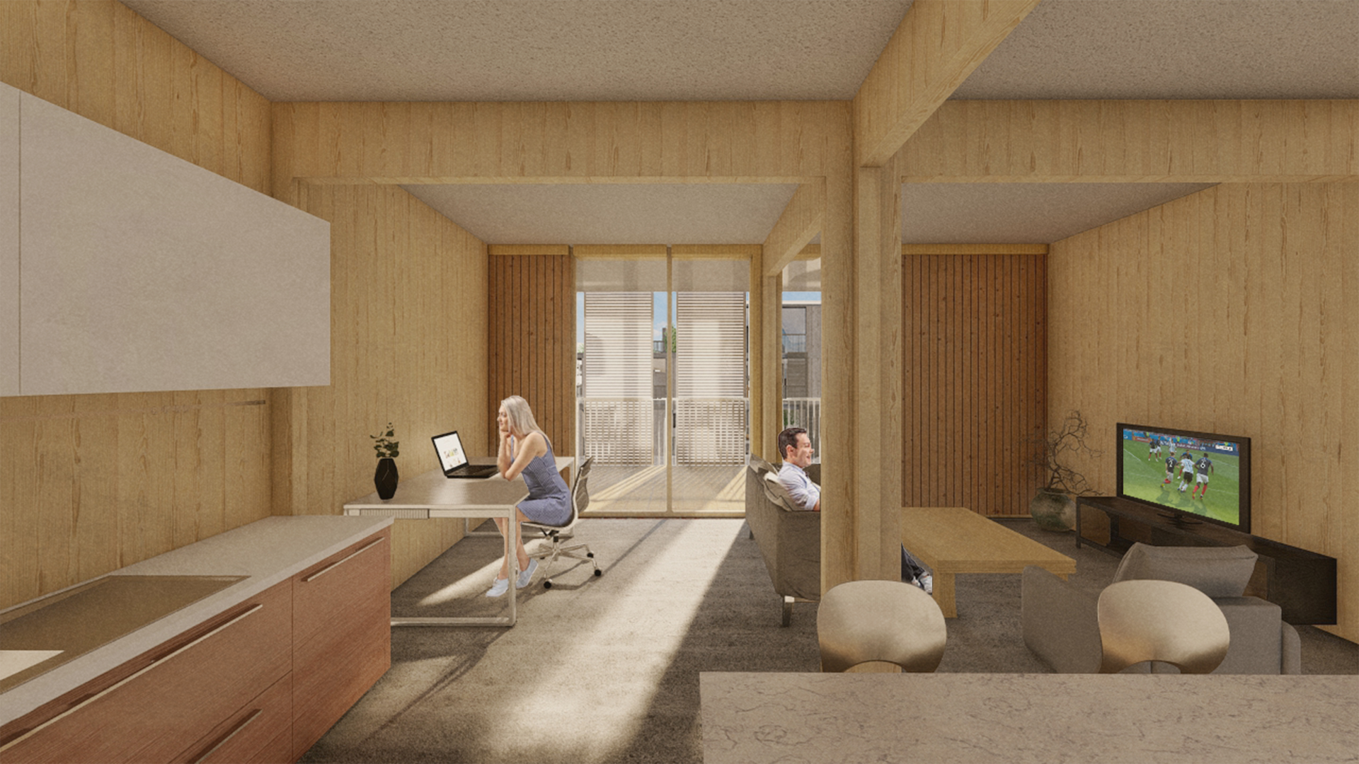 Interior view of the site