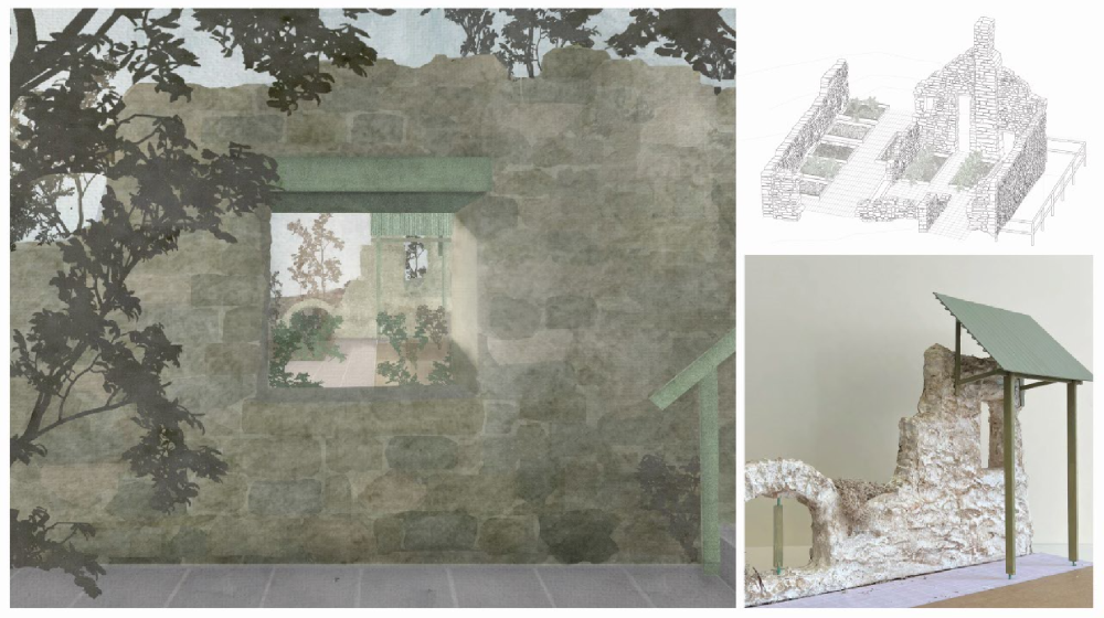 Proposed ruin interventions