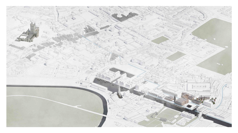Proposed Axonometric urban design
