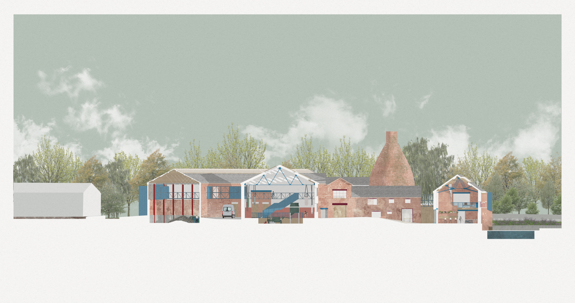 Proposed section of site