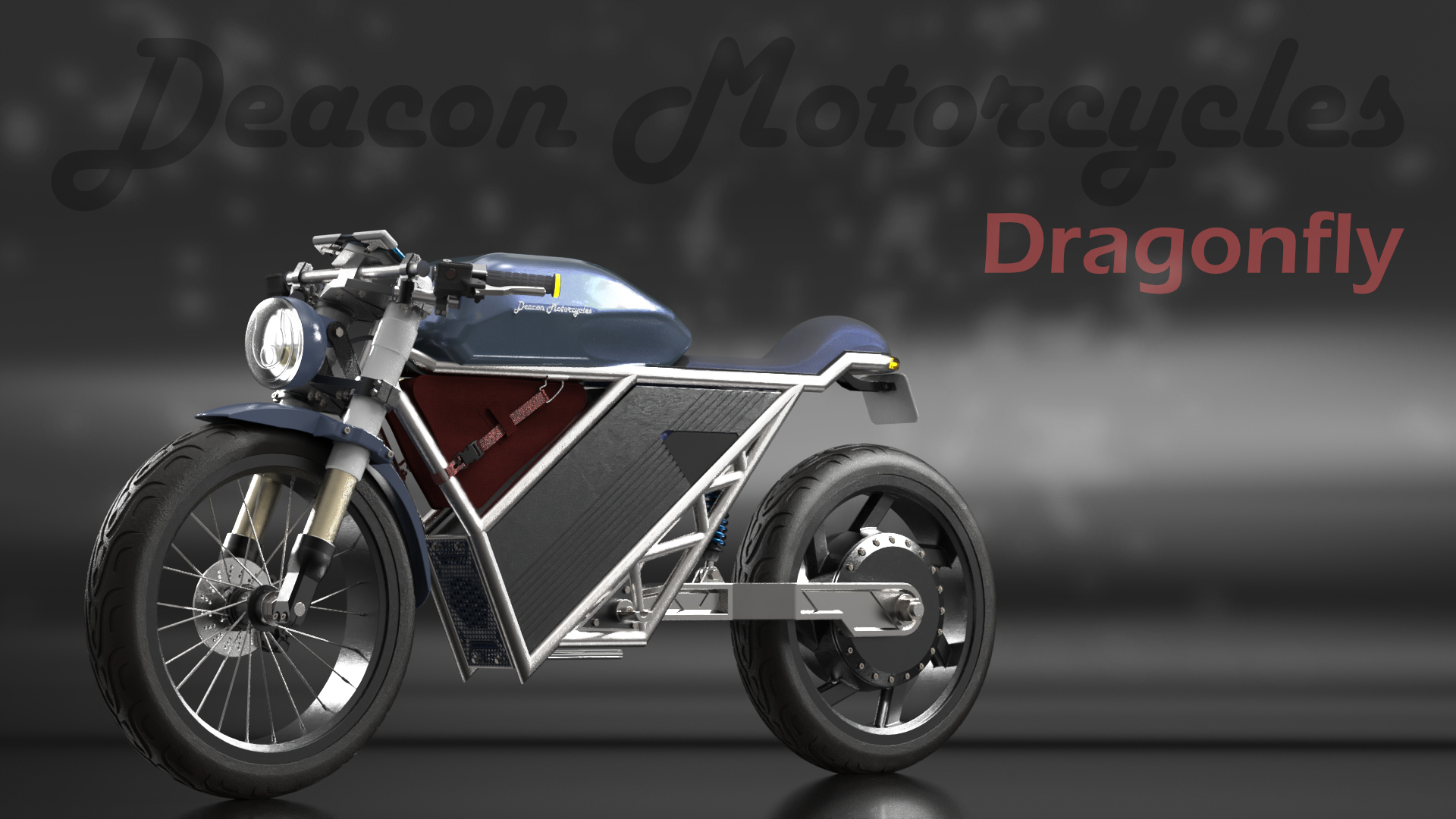 An electric motorcycle