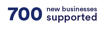 700 new businesses supported