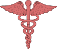 Nursing caduceus symbol