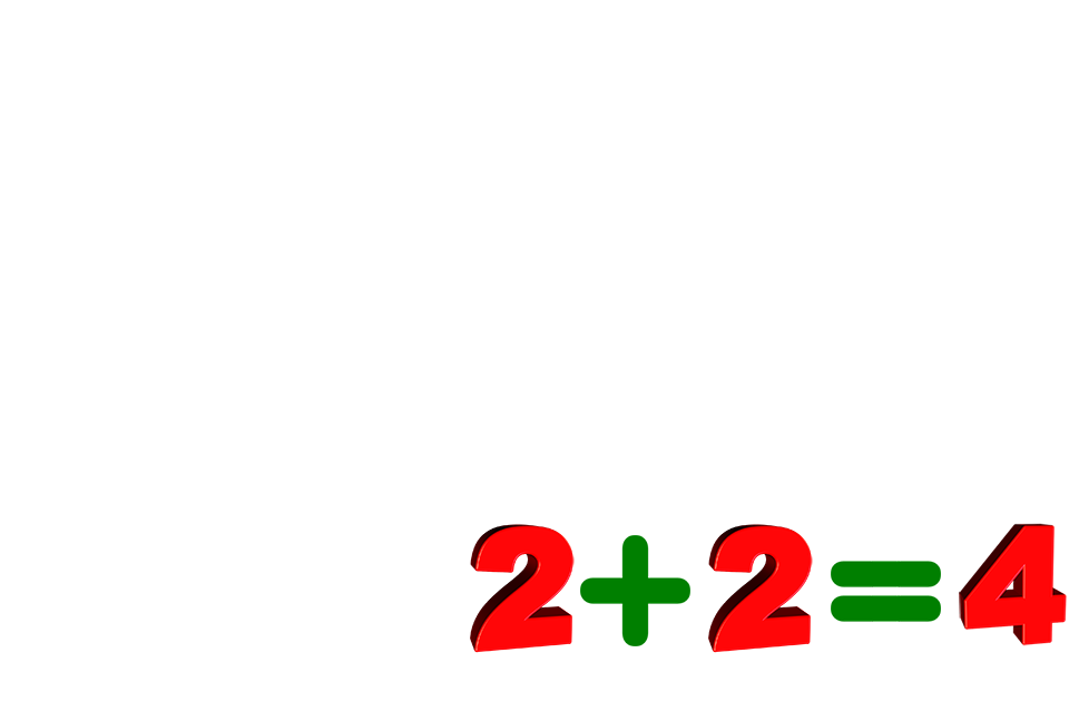 The number bond 2+2=4