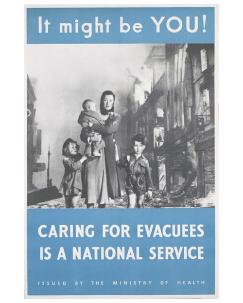 World War Two evacuee poster