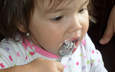 A child 9 months old