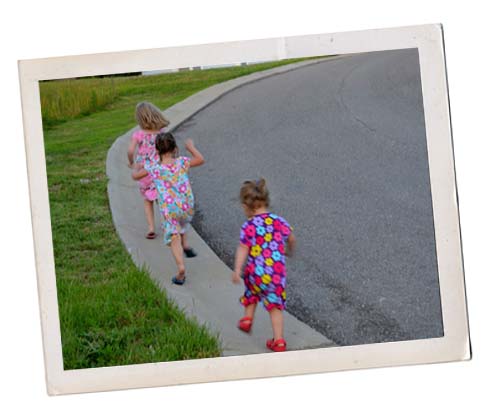 Photo illustrating parllel play