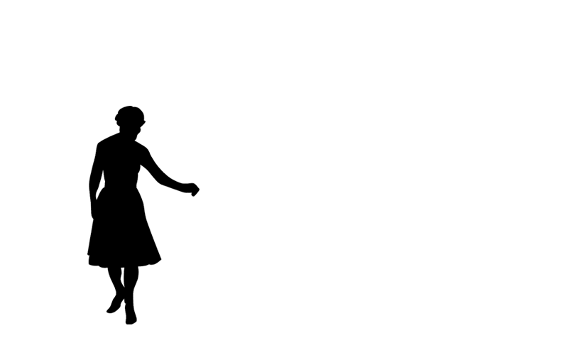 Mother standing in silhouette