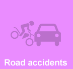 Verkehrsunfälle 2*3 höhere Wahrscheinlichkeit, einen Verkehrsunfall zu haben