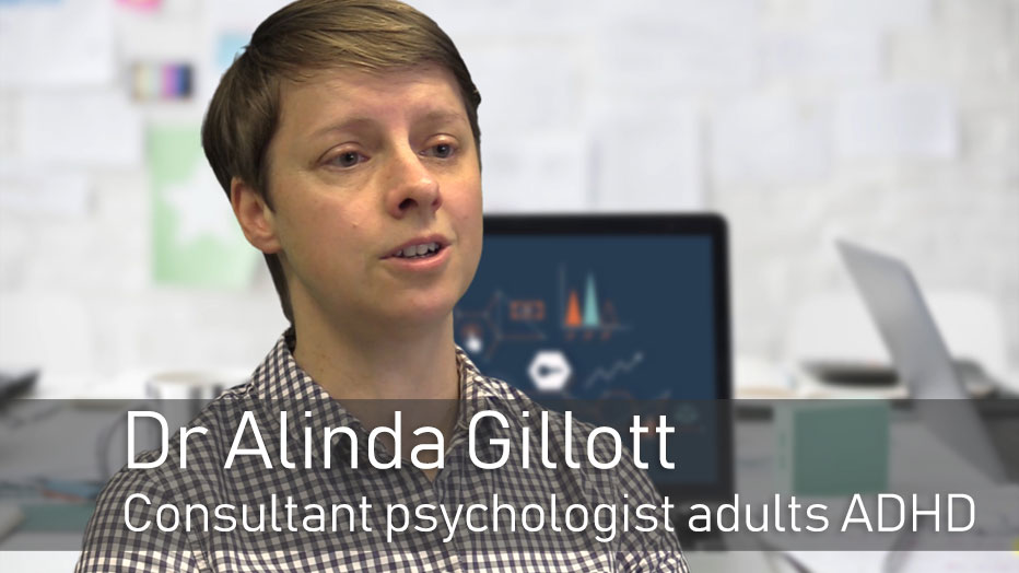 Dra. Alinda Gillott - psicóloga consultora de adultos con TDAH