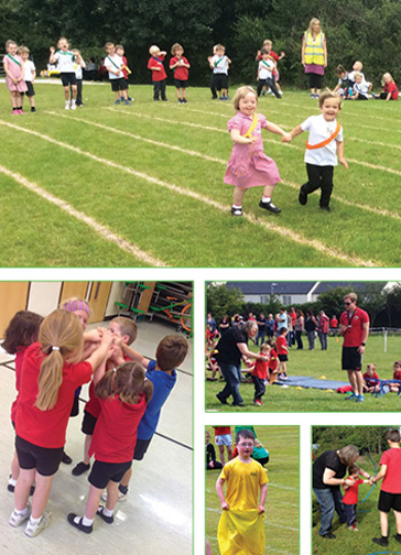 A P.E. day at school