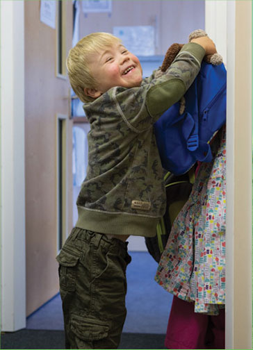 Putting your coat away