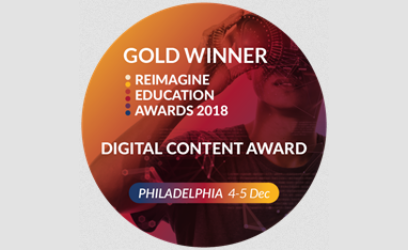 Reimagine Education Awards 2018 Gold Winner